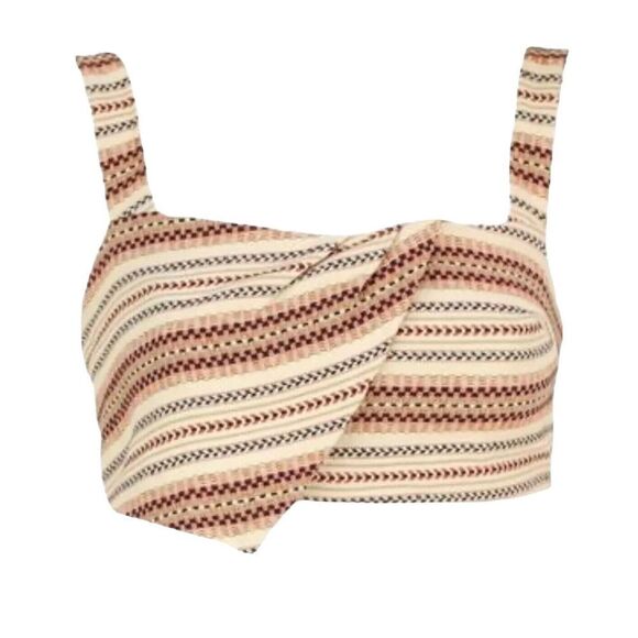 Zara Trafaluc Collection Cropped Top Womens’s Medium Bra‎ Tank Woven Tribal - Picture 1 of 5
